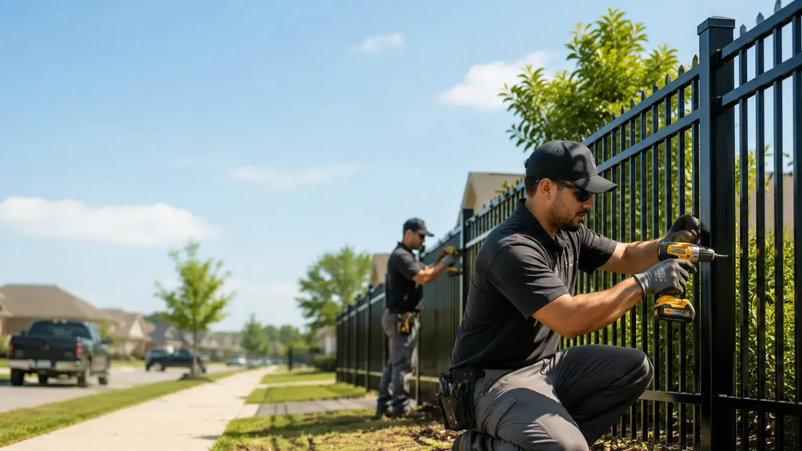Metal Fence Installation in Brighton, MO